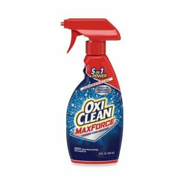 Church & Dwight Co. OxiClean, Max Force Stain Remover, 12oz Spray Bottle, 12PK 5703700070CT